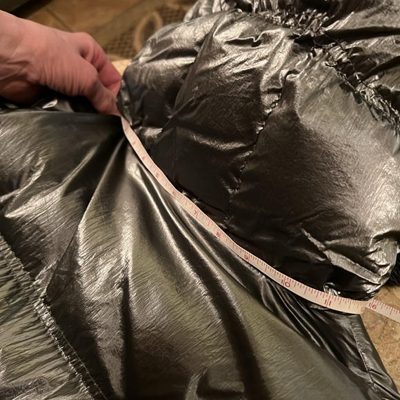 NWT- SIK SILK MENS XL PADDED PARKA w FUR HOOD in METALLIC SILVER & BLACK TRIM - Picture 15 of 16